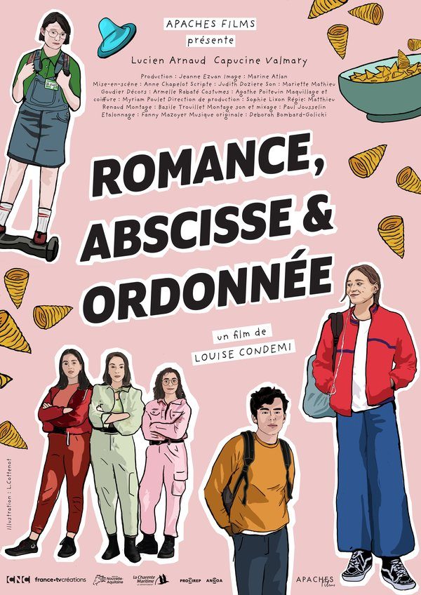 Affiche du court-métrage Romance, abscisse et ordonnée de Louise Condemi